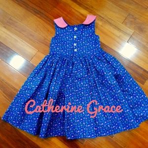 Girls Easter dress, spring clothes, floral outfit